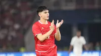 Mathew Baker mendapatkan debut bersama Timnas Indonesia saat menghadapi Oman dalam laga FIFA Matchday Juni 2026 di Stadion Utama Gelora Bung Karno (SUGBK) Senayan, Jakarta, Jumat (5/6/2026). (Bola.com/Abdul Aziz)