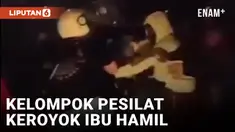 Viral! Ibu Hamil Dikeroyok Massa Diduga Pesilat Kediri