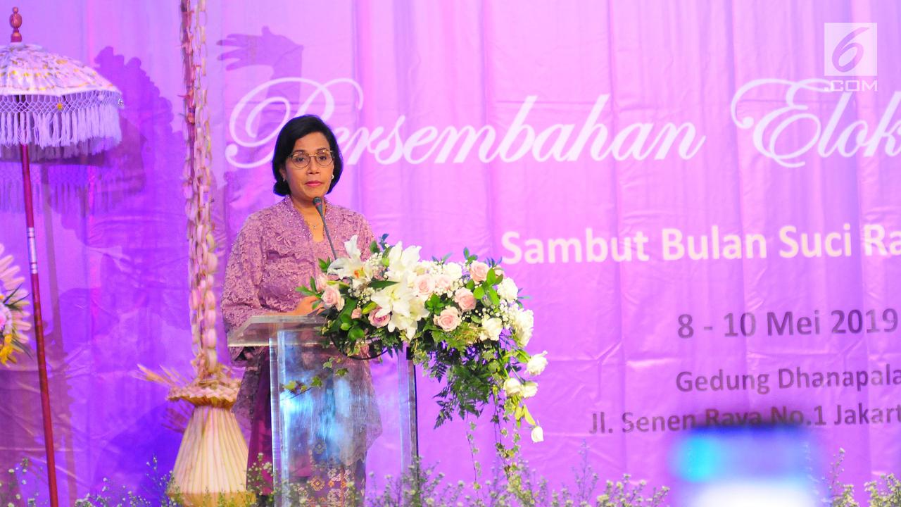 Sri Mulyani Ajak Diet Plastik Saat Buka DhawaFest Pesona 2019