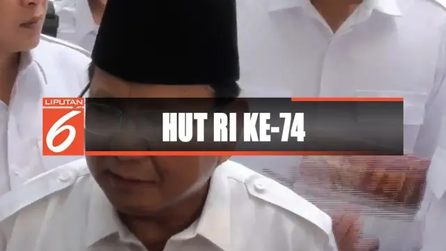 Pesan Prabowo Subianto di HUT ke-74 RI