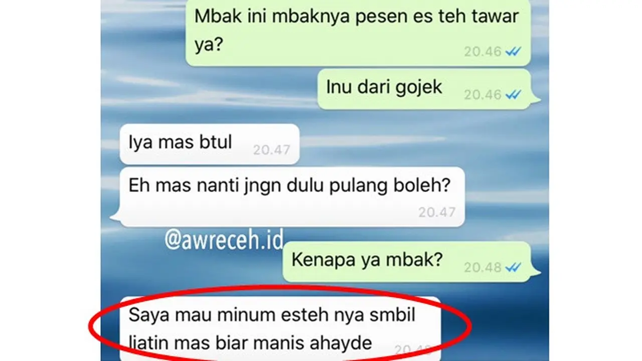 6 Chat Gombal Driver Ojol dan Penumpang Ini Bikin Geleng Kepala