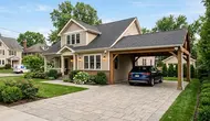 7 Desain Carport Rumah Tanpa Pagar agar Mobil Tetap Aman, Solusi untuk yang Ingin Fasad Terbuka