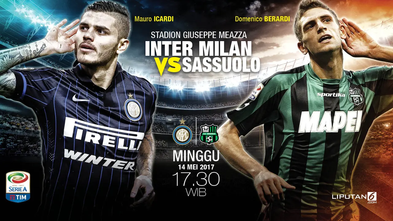 Inter Milan vs Sassuolo.