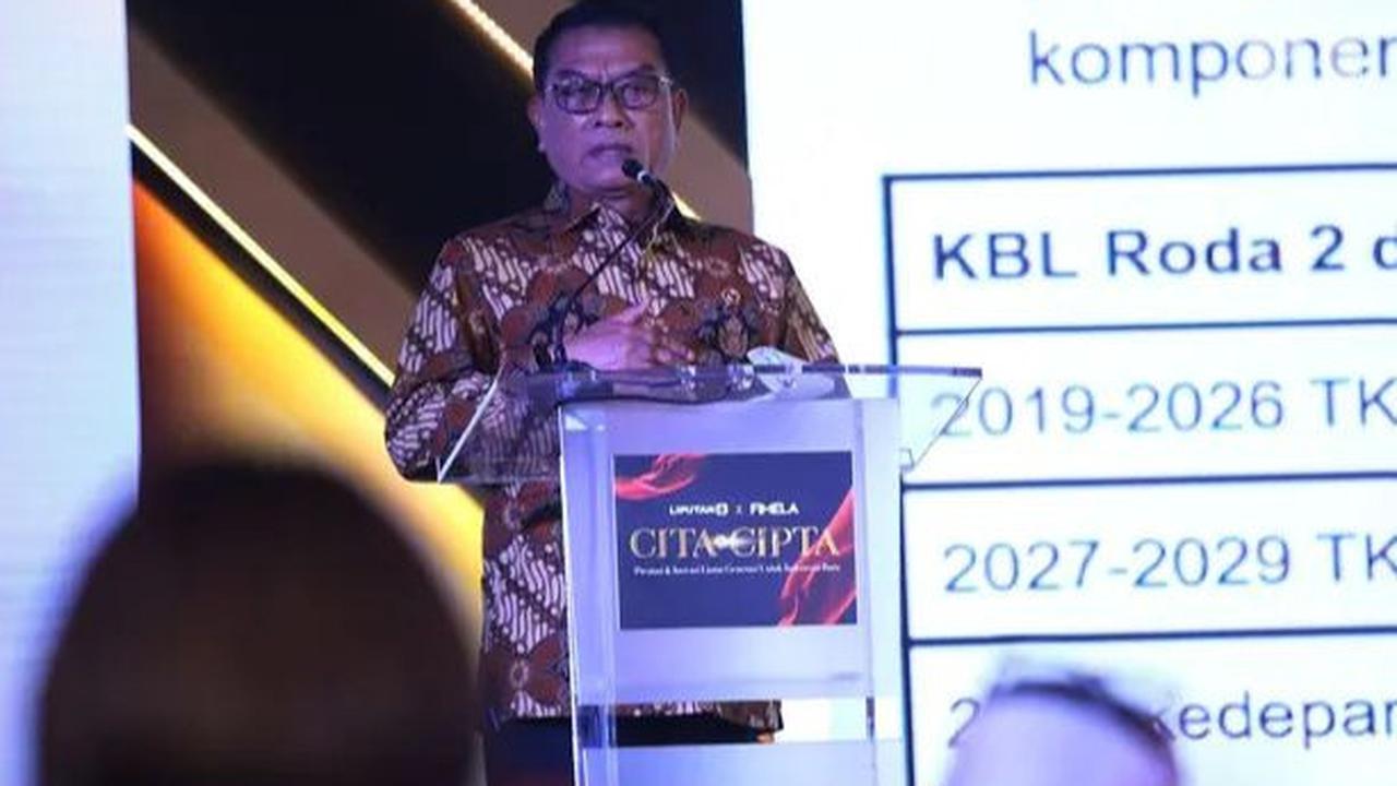 Kepala Staf Kepresidenan (KSP) Moeldoko memberikan sambutan dalam acara Cita dan Cipta 2024 yang diadakan Liputan6.com x Fimela di Jakarta, Rabu (31/7/2024).