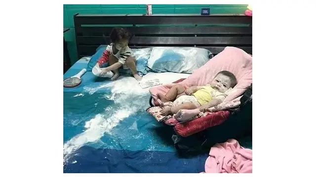 Kelakuan Polos Anak Kecil Ini Bikin Geleng Geleng, Antara Mau Sedih dan Ketawa