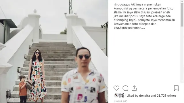 Ringgo Agus Rahman (Foto: Instagram)