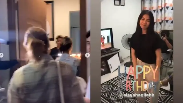6 Momen Perayaan Ulang Tahun Aisyah Aqilah, Dapat Kejutan dari Sahabat