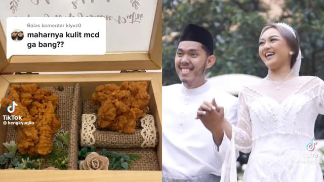 Viral Cewek Ngajak Nikah Pacarnya karena Dikasih Kulit Ayam, Maharnya Juga Ayam. (Sumber: TikTok/hengkyaqilo)