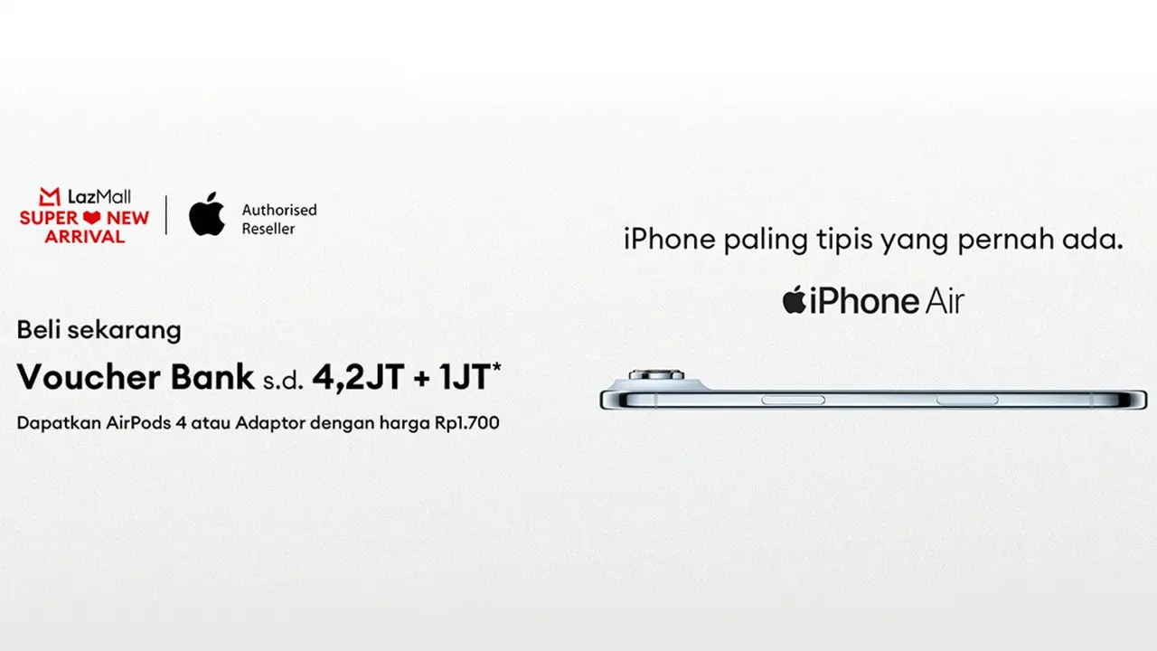 Lazada Buka Pre-Order iPhone 17, Banyak Promo Eksklusif Menanti, Buruan Ambil!