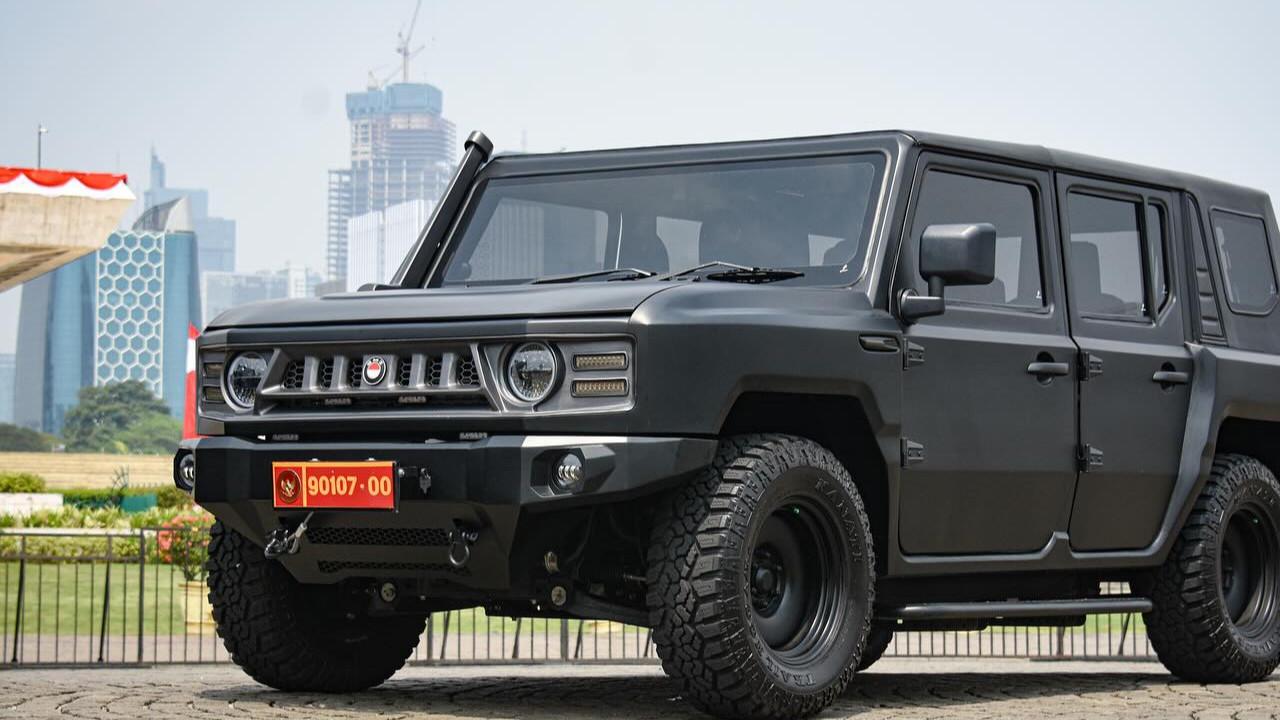 Menteri Kabinet Merah Putih Bakal Pakai Maung MV3, Mobil Anti Peluru yang Dipakai Prabowo saat Retret