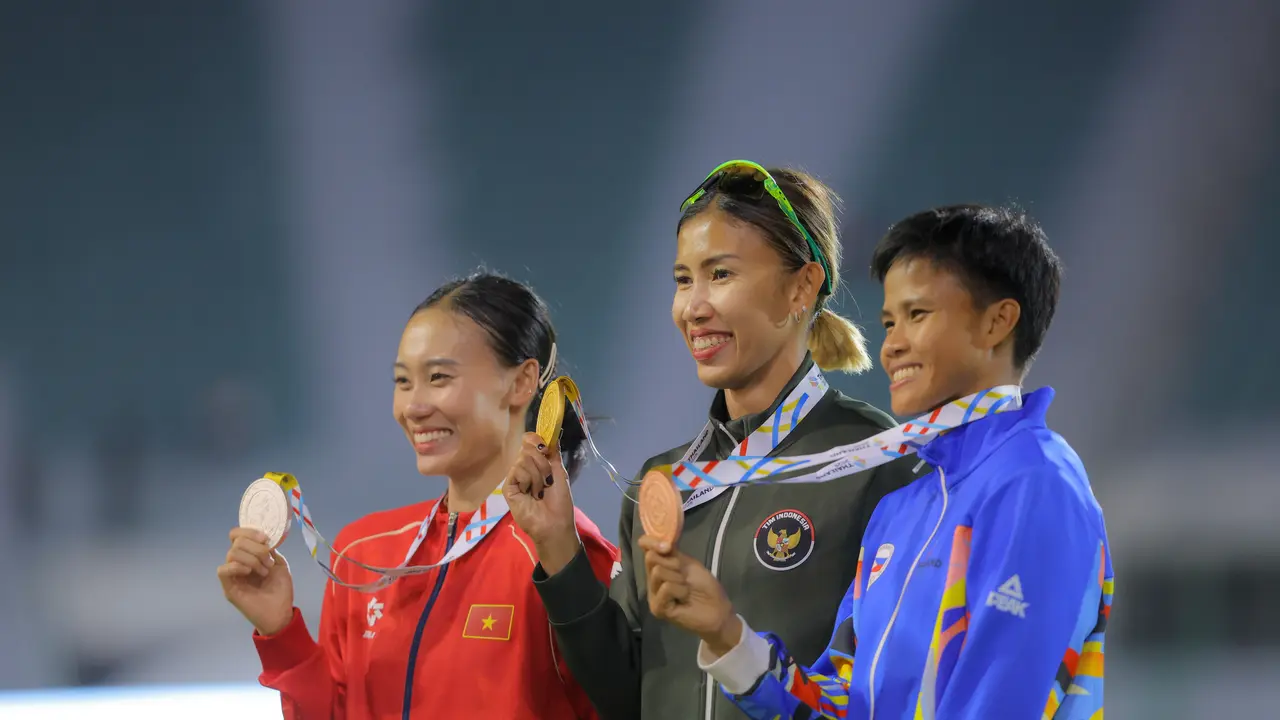 Emilia Nova Tutup Perjuangan Tim Atletik Indonesia di SEA Games Thailand 2025 dengan Emas