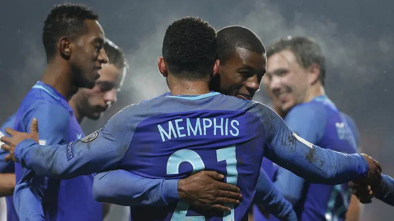 Melempem di MU, Memphis Depay Perkasa bersama Timnas Belanda