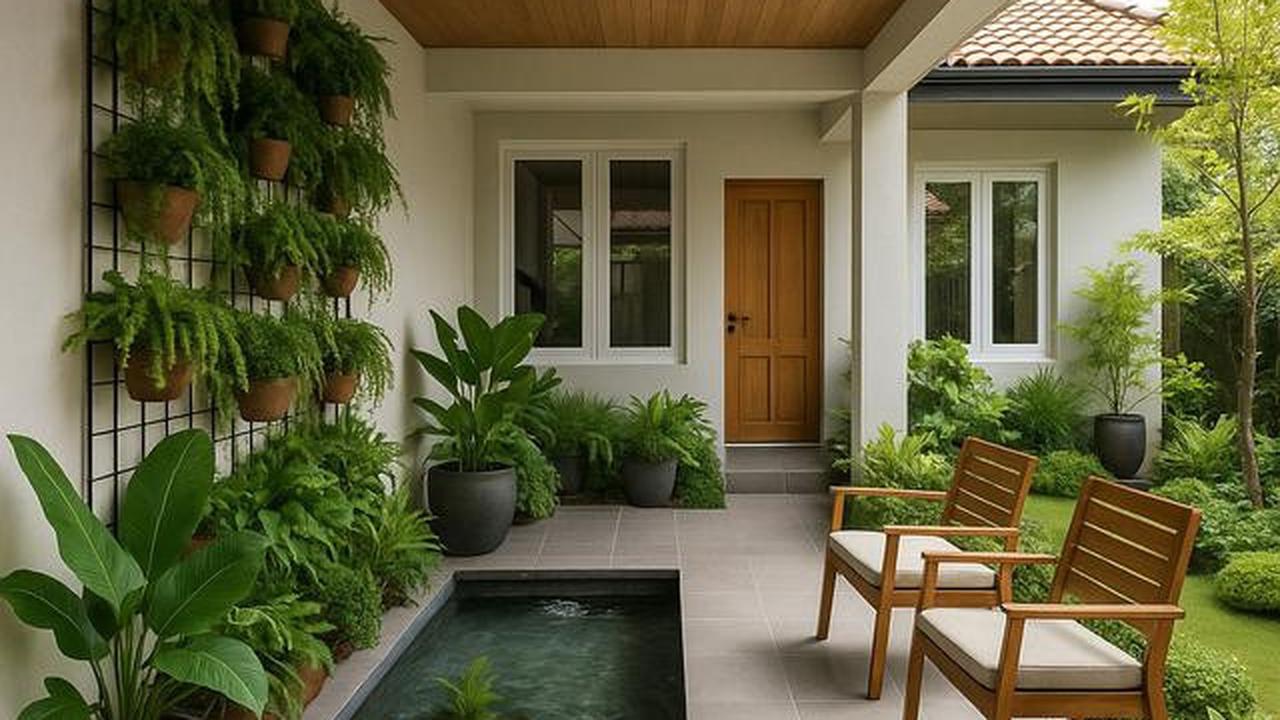 10 Model Teras Rumah Leter L Terbaru 2025, Nyaman dan Fungsional