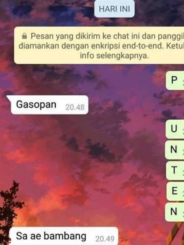 chat ngeles orang