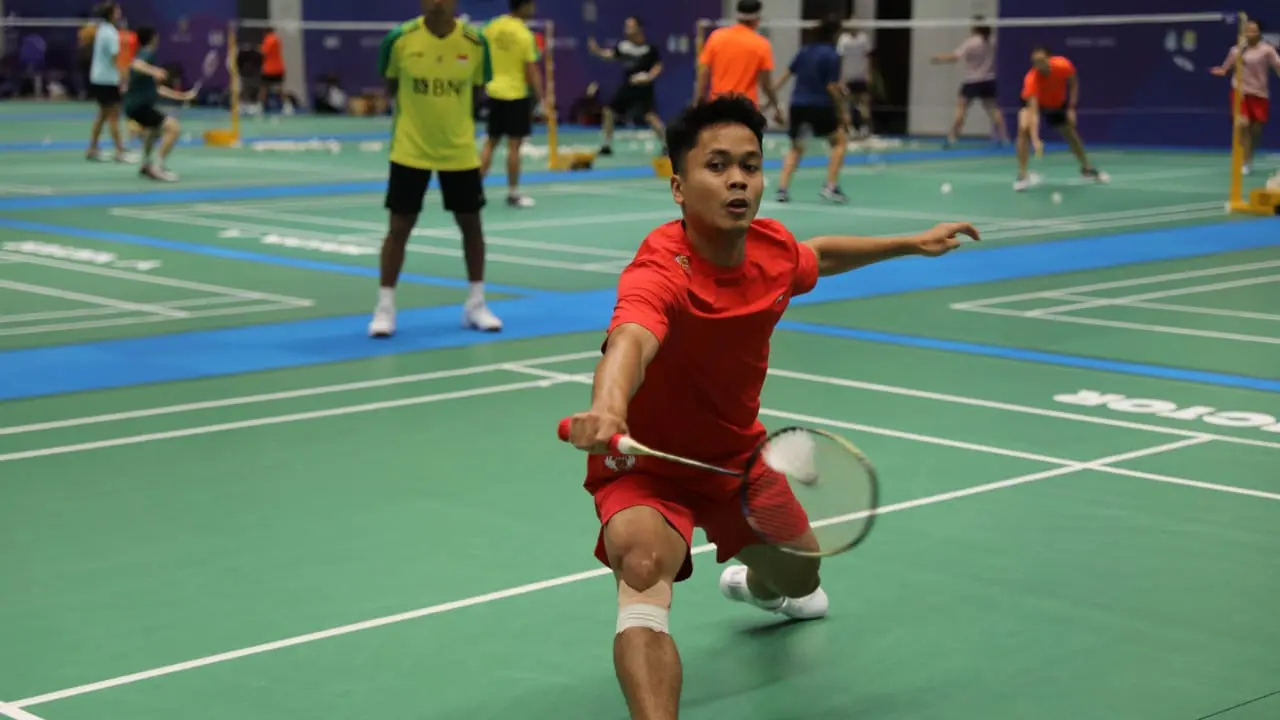 Anthony Sinisuka Ginting - Piala Sudirman 2023 - Bulu Tangkis - Badminton