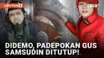 Padepokan Nur Dzat milik Gus Samsudin di Blitar, Jawa Timur penuh oleh ratusan warga. Video yang viral menyebut warga berunjuk rasa menuntut padepokan ditutup. Padepokan dituding melakukan praktek penipuan berkedok pengobatan.
