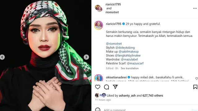 Pose Ria Ricis di Ultah ke-29