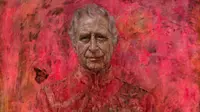 Lukisan Potret Raja Charles Didominasi Warna Merah, Sang Pelukis Ungkap Makna Kupu-Kupu di Bahu. Foto: Twitter @RoyalFamily.