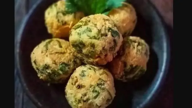 Bola Tahu Bayam dari Tepung Terigu