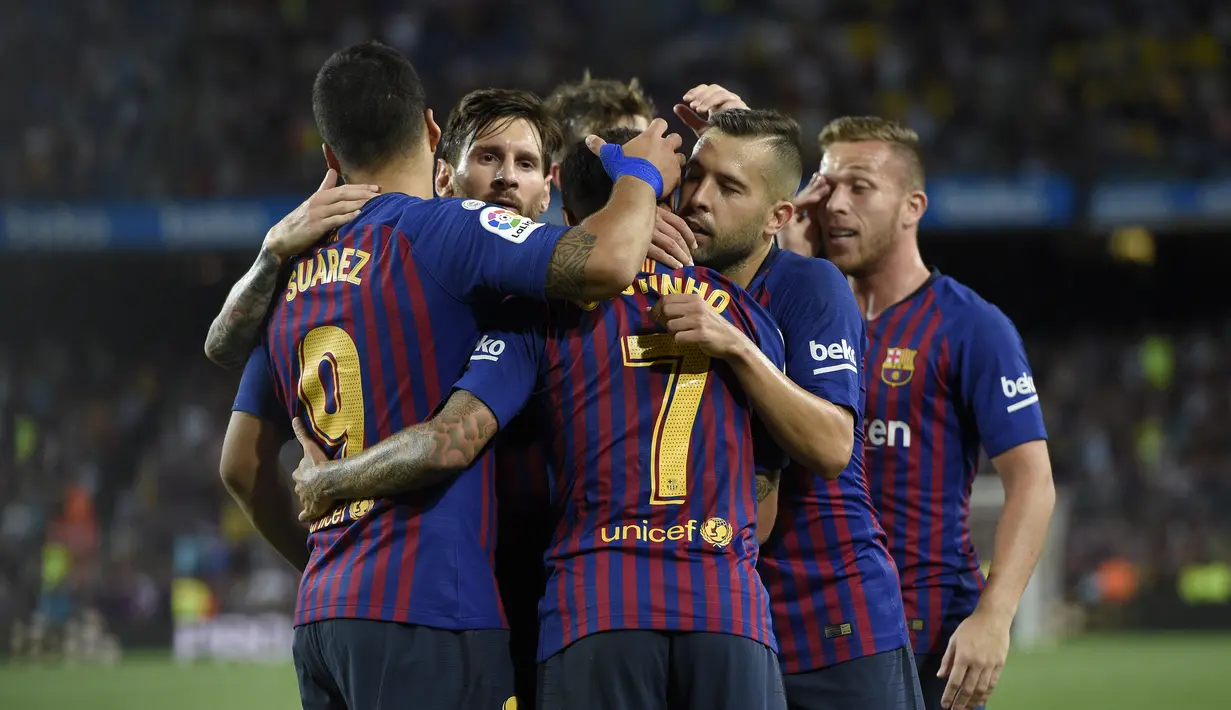 Namun perlu dilihat kembali apakah Rabiot bisa segera merapat ke Barcelona. Terlebih persaingan di lini tengah EL Barca yang sudah begitu ketat. (AFP/Lluis Gene)