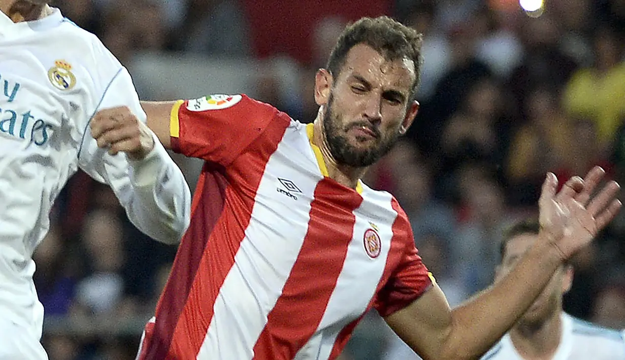 6. Christian Stuani (Girona) - 10 Gol (1 Penalti). (AFP/Josep Lago)