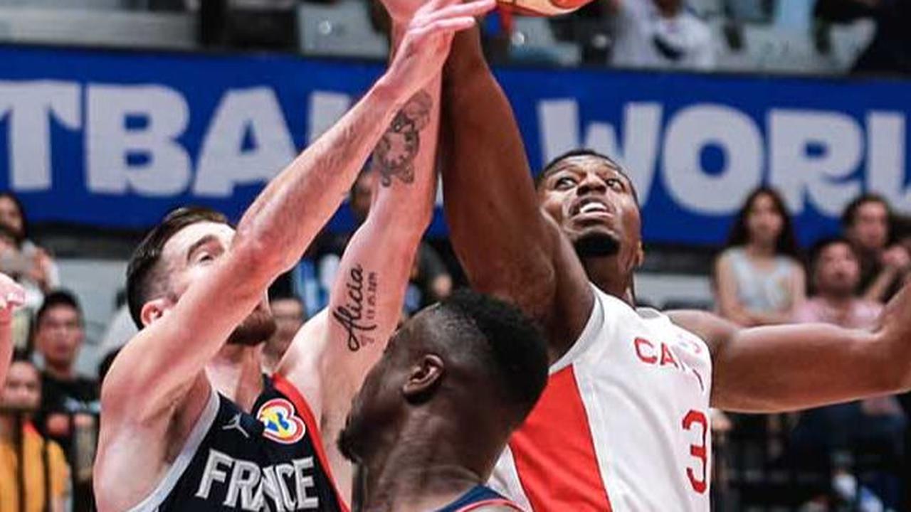Foto: Duel Kanada Vs Prancis di Piala Dunia FIBA 2023 Berlangsung Sengit