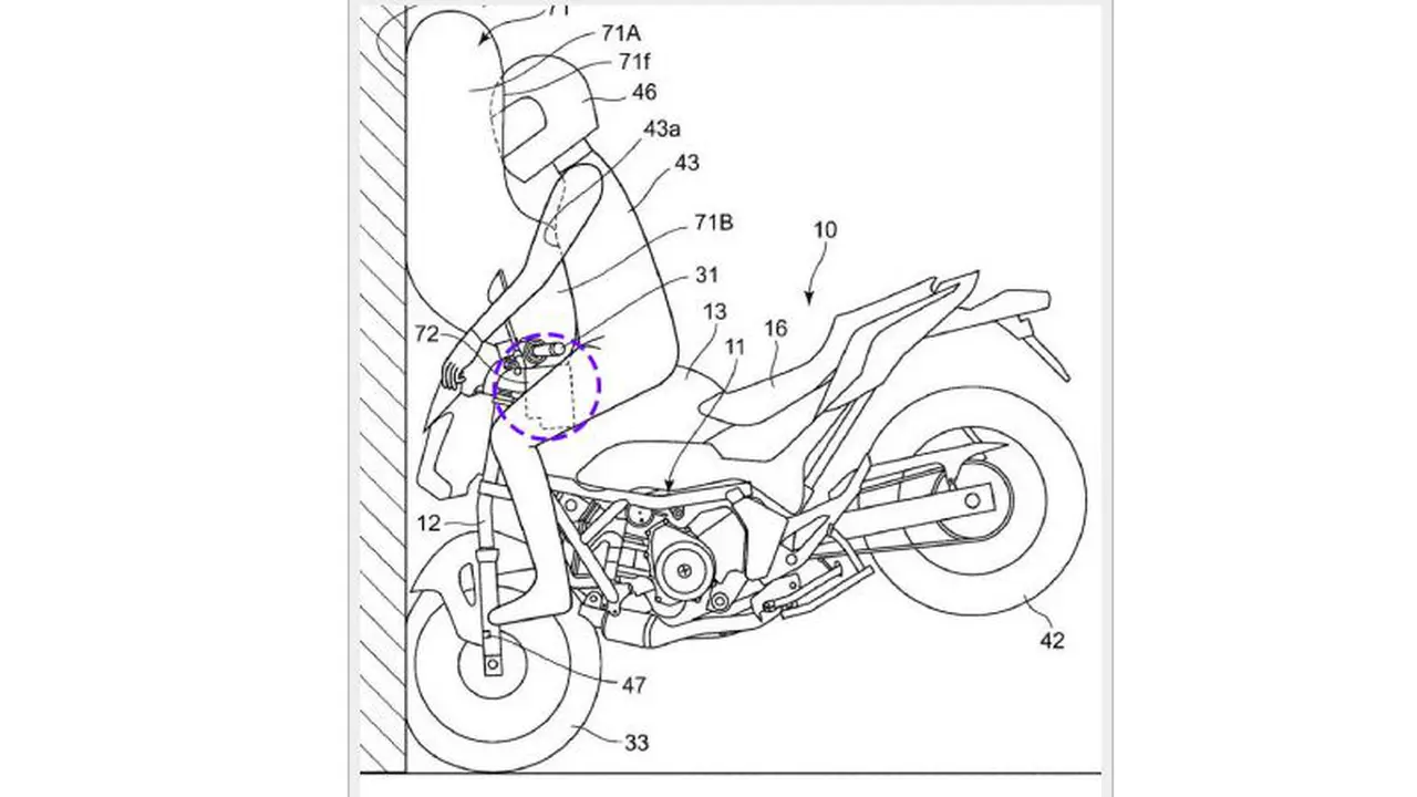 Airbag untuk Motor dari Honda