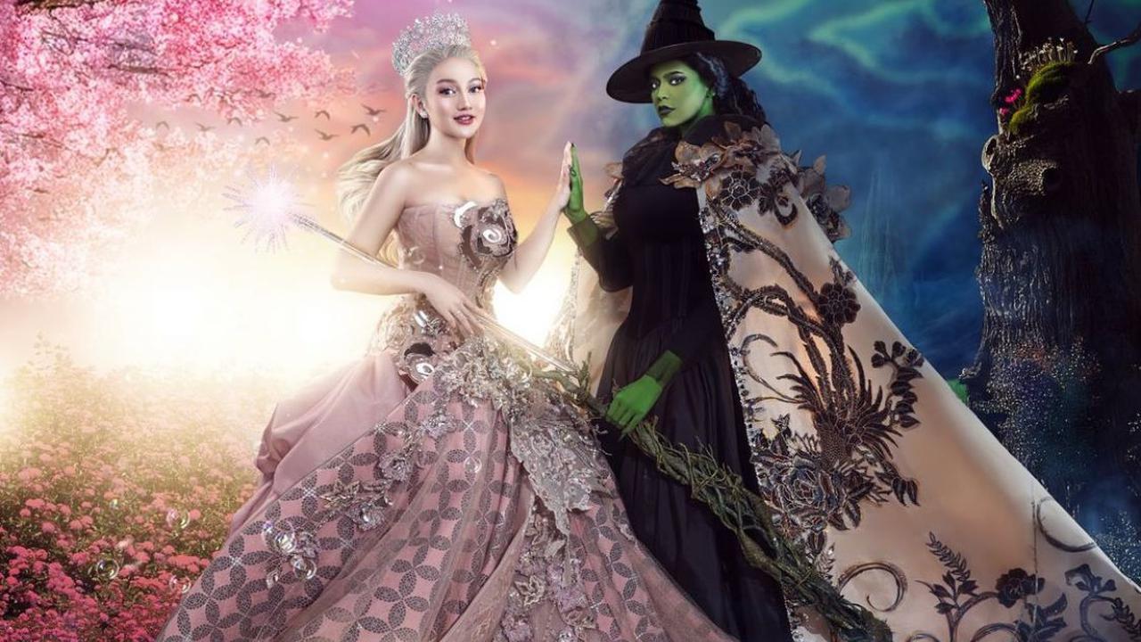 7 Potret Nanda Arsyinta dan Jharna Bhagwani Hidupkan Glinda dan Elphaba dengan Sentuhan Nusantara