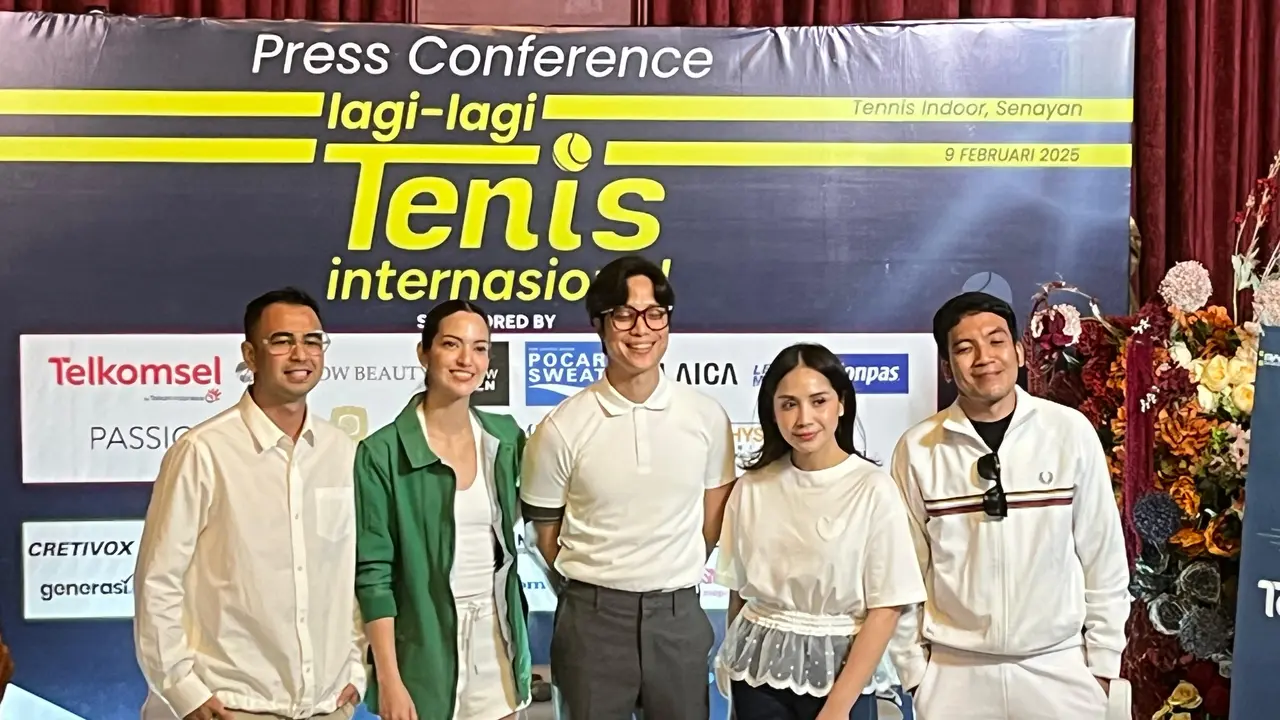 Konferensi Pers "Lagi Lagi Tennis" pada hari Senin (20/01/2025) di Le Nusa. (Dok/Fimela.com/Rianti Fitri Wulandari)