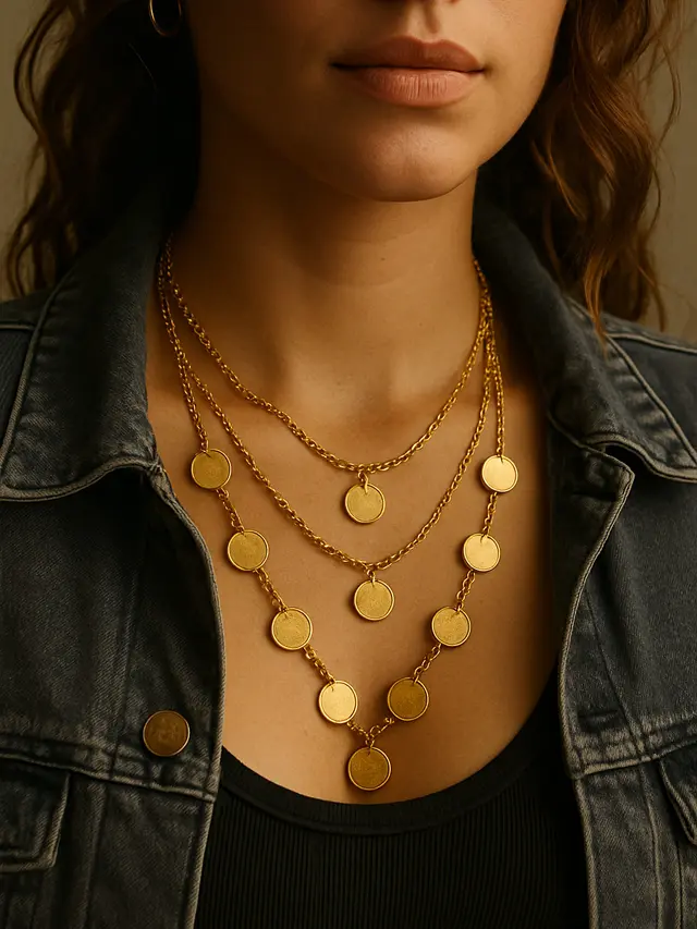 Pilihan Kalung Emas Susun