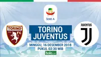 Jadwal Serie A 2018-2019 pekan ke-16, Torino vs Juventus. (Bola.com/Dody Iryawan)