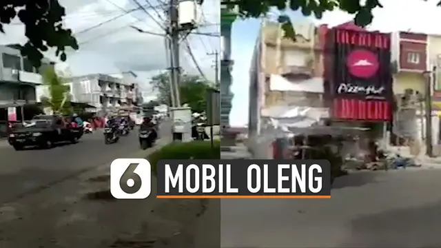 Seorang netizen tidak sengaja merekam terjadinya kecelakaan tersebut.