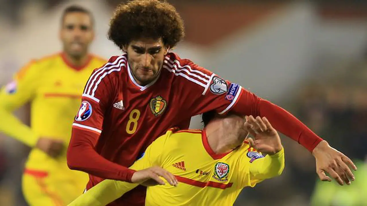 Marouane Fellaini Joe Allen