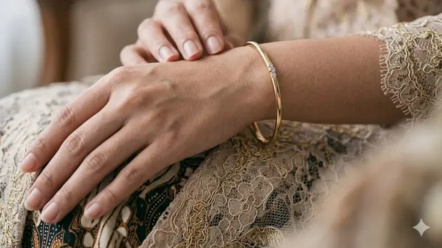 Model Gelang Emas Elegan untuk Kondangan Tren Sekarang