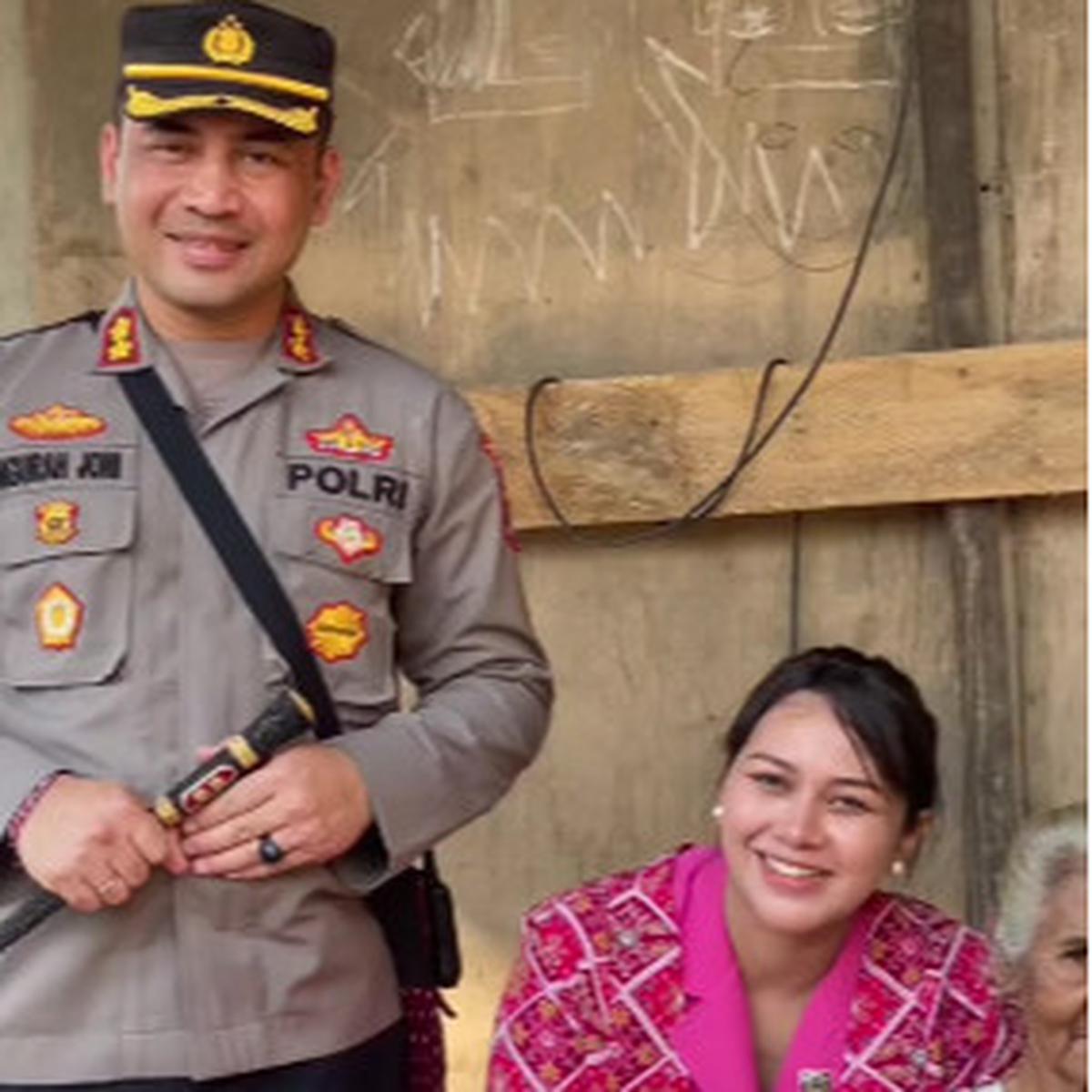 Dikira Aura Kasih, Wanita Cantik ini Ternyata Ibu Bhayangkari Istri Kapolres