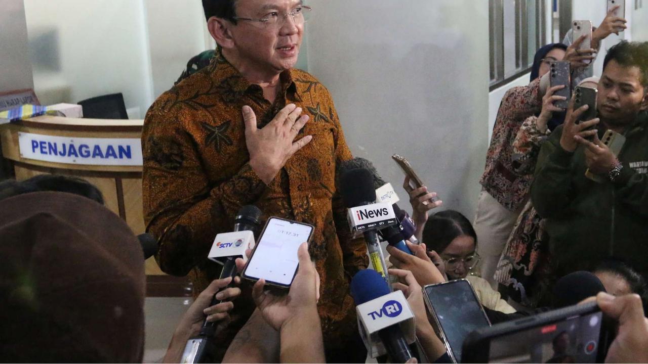 Ahok usai diperiksa Kejagung