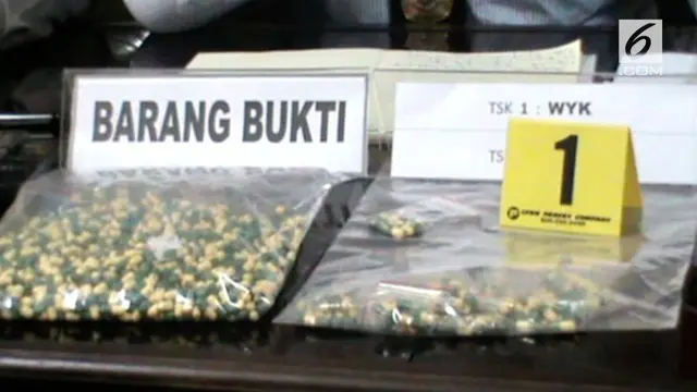 Modus pengedaran obat terlarang, dijual dengan eceran kecil terhadap sasaran remaja dan anak komunitas yang ada dikota Kendari.