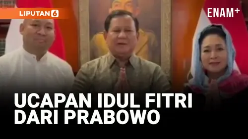  Bareng Titiek Soeharto, Prabowo Unggah Momen Hari Raya Idul Fitri 1446 H