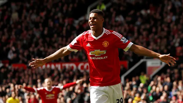 Penyerang Manchester United, Marcus Rashford