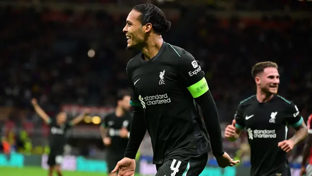 Bermain di Markas AC Milan, Liverpool memulai Liga Champions 2024/2025 dengan Kemenangan