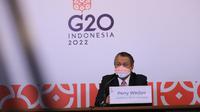 Gubernur Bank Indonesia Perry Warjiyo dalam Forum G20 di Bali (dok: Bank Indonesia)