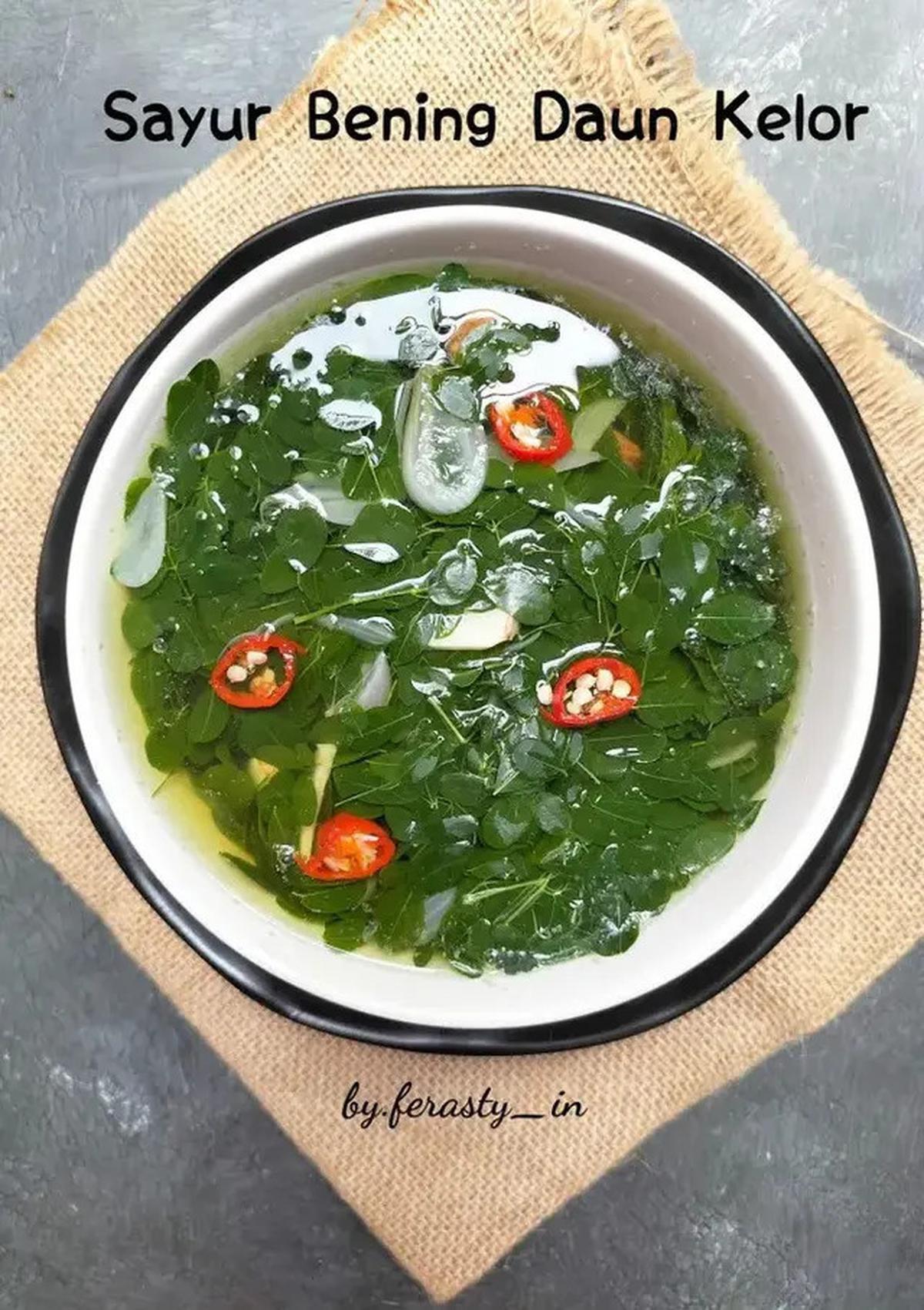 Resep Sayur Bening Daun Kelor yang Lezat dan Kaya Manfaat untuk Kesehatan