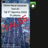 Cek Fakta: Video Ini Konvoi Persib Juara pada 2025, Bukan Demo 27 Agustus 2026