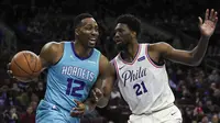 Dwight Howard (12 berduel dengan Joel Embiid (AP)