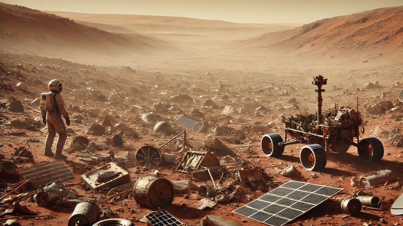 Belum Ada Manusia yang ke Mars, tapi Sampahnya sudah Menggunung