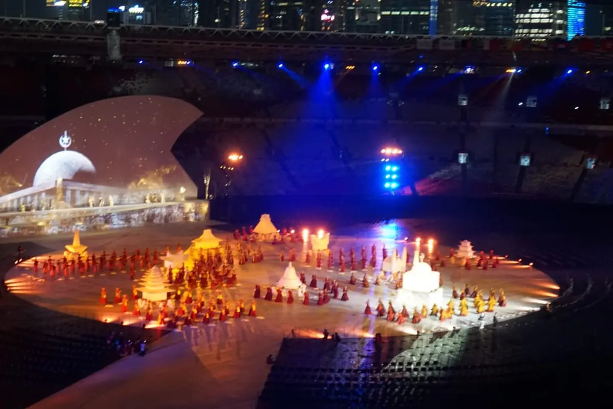 Kemegahan Opening Ceremony Asian Para Games 2018