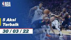 Berita video 5 aksi terbaik NBA hari ini, salah satunya block Giannis Antetokounmpo atas Joel Embiid
