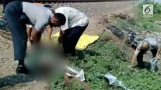 Seorang pria tewas setelah motor miliknya mogok di tengah rel kereta api. Akibatnya ia terseret sejauh 100 meter.