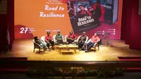 Peluncuran buku 'Anak Negeri di Pusaran Konflik Suriah' serta pemutaran film 'Road to Resilience' di Perpusnas. (Foto: Istimewa)