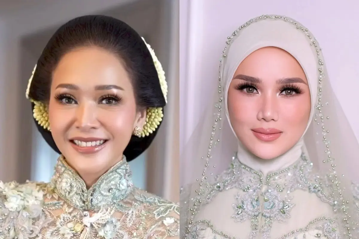 Gaya Makeup Fresh Look ala Maia Estianty dan Mulan Jameela di Momen Akad Nikah Al Ghazali-Alyssa Daguise, Kompak dengan Nude Lips